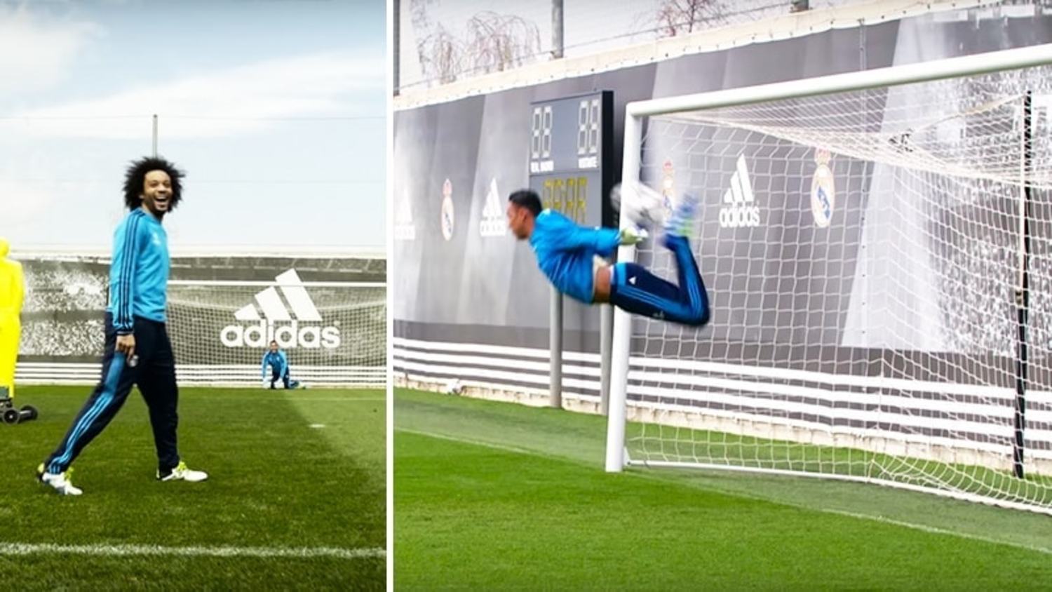 Keylor Navas Pulls Off Scorpion Kick with Real Madrid Stars!