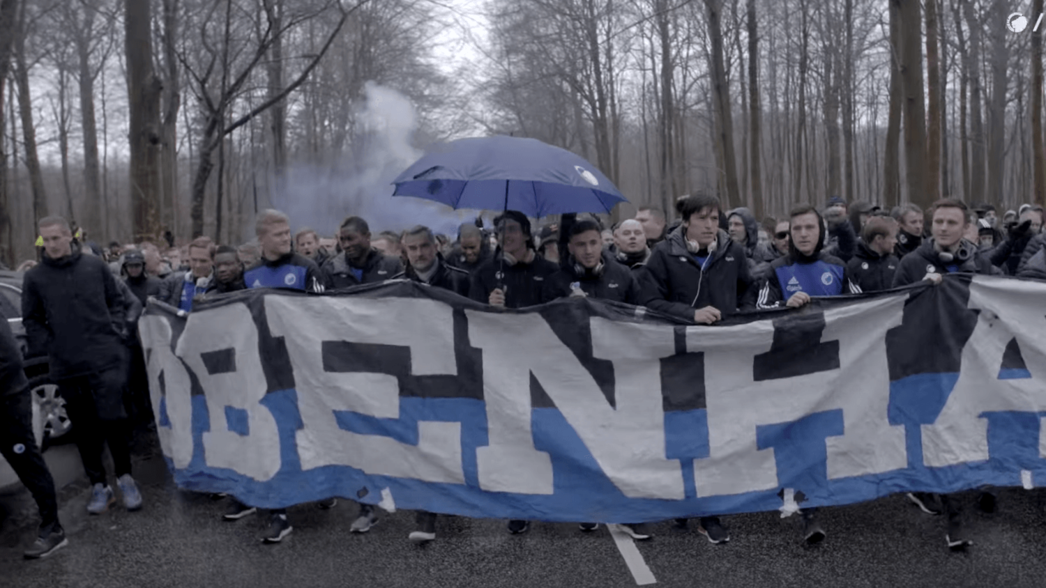 F.C Copenhagen Team Walk with the Ultras