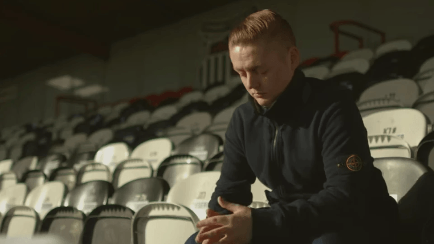 All at sea: Grimsby supporters highlight the close ties between the club and fishing
