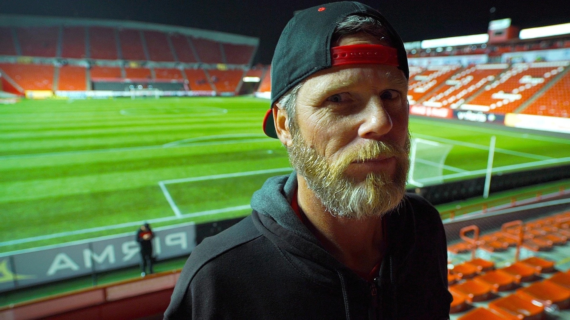 Marty Albert in his native environment, Estadio Caliente in Tijuana.