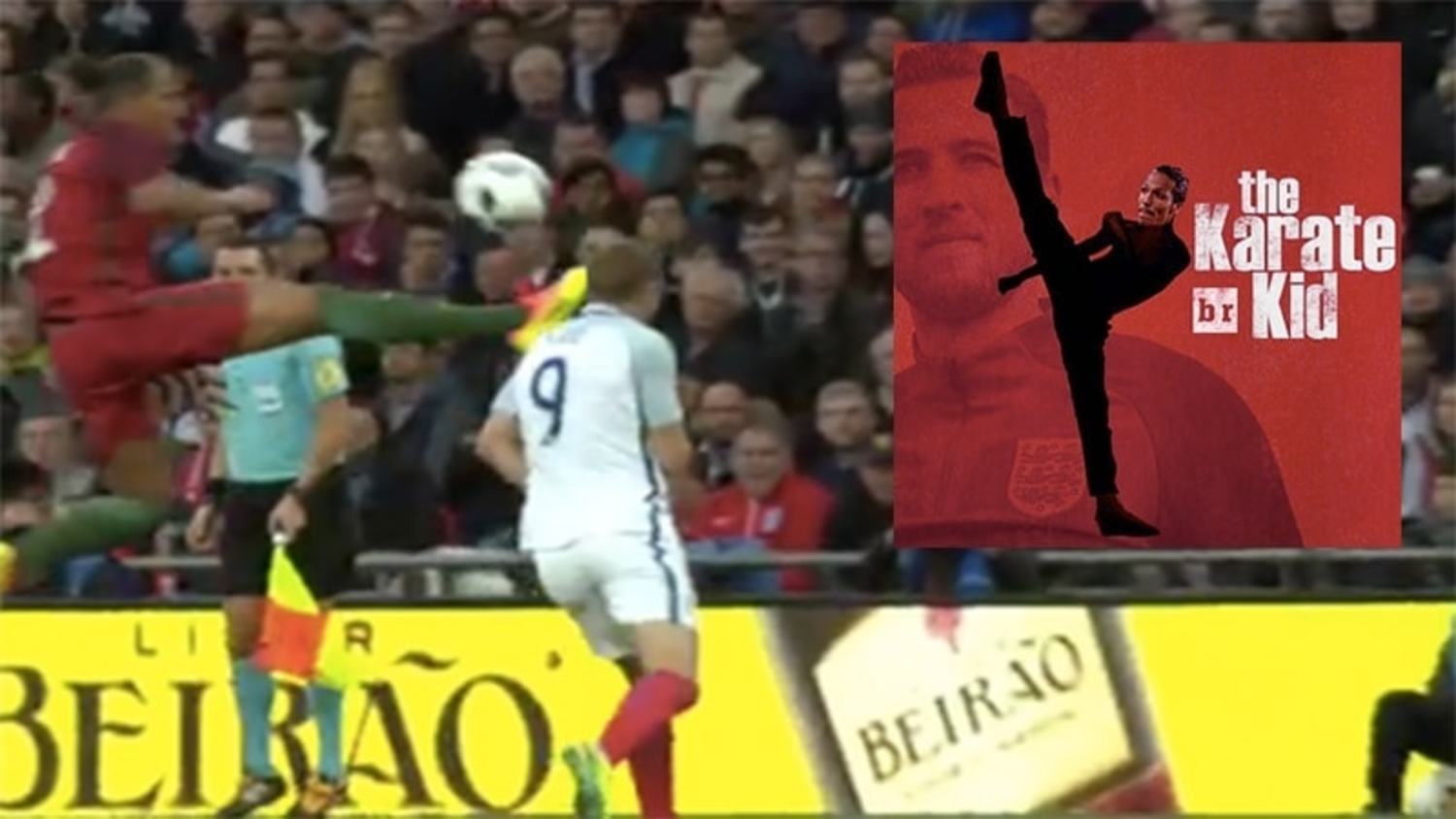 How the internet reacted to Bruno Alves' crazy foul on Harry Kane