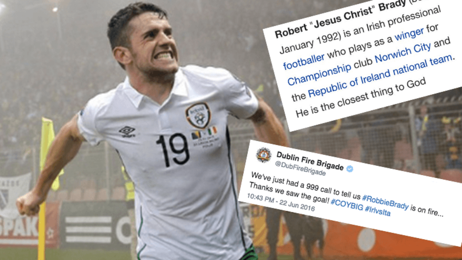 Robbie Brady is 'The Closest Thing To God' | The Greatest Reactions to Ireland's Winner