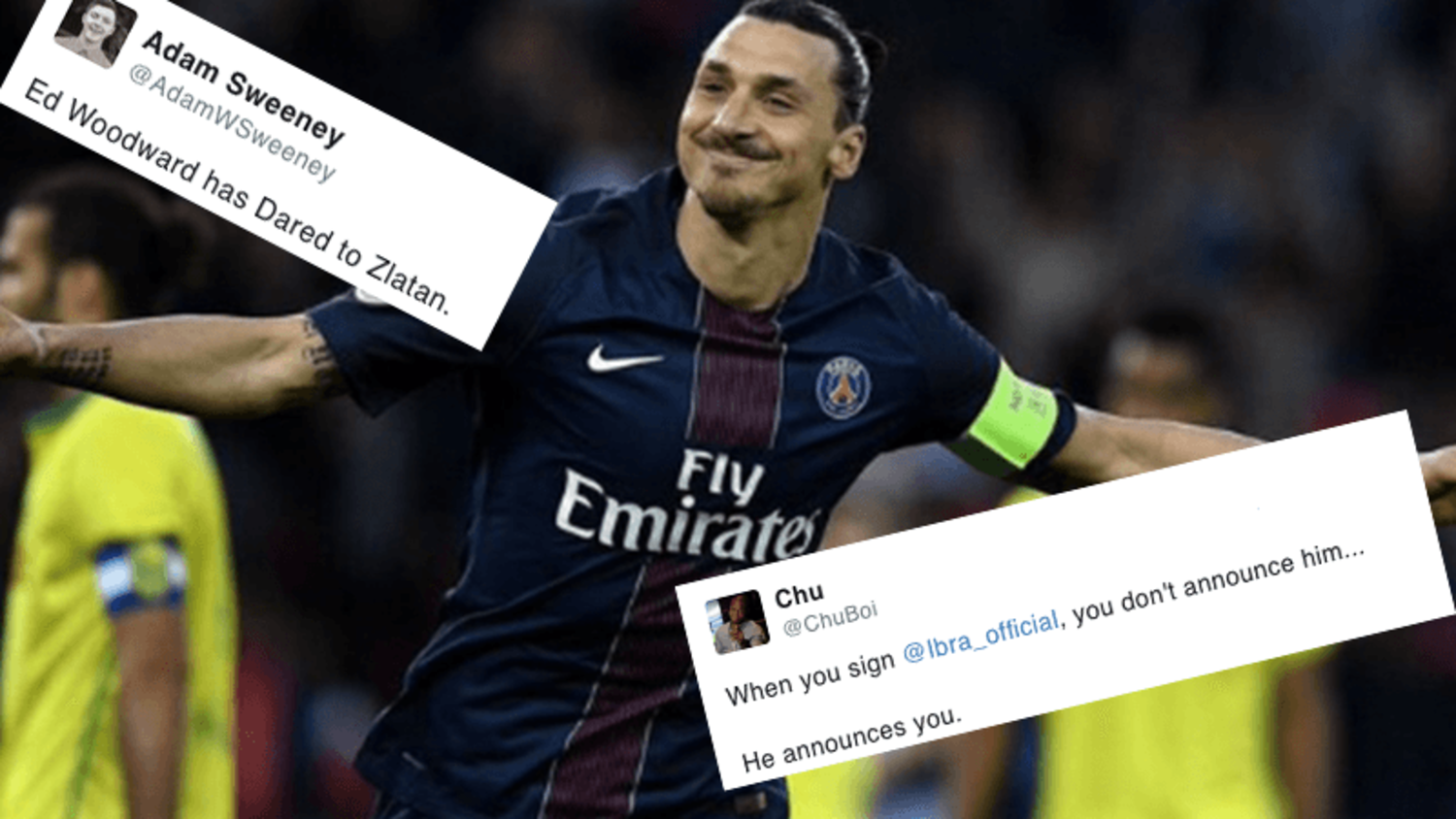 Best reactions to Zlatan Ibrahimovic announcing his move to Manchester United