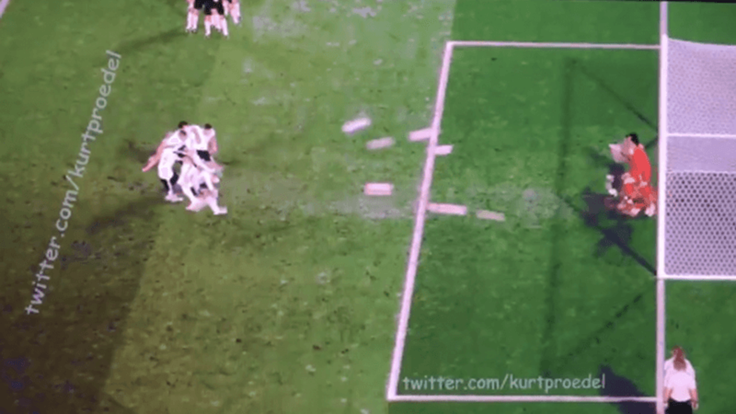 All Italy and Germany's penalties taken at once is bizarrely brilliant