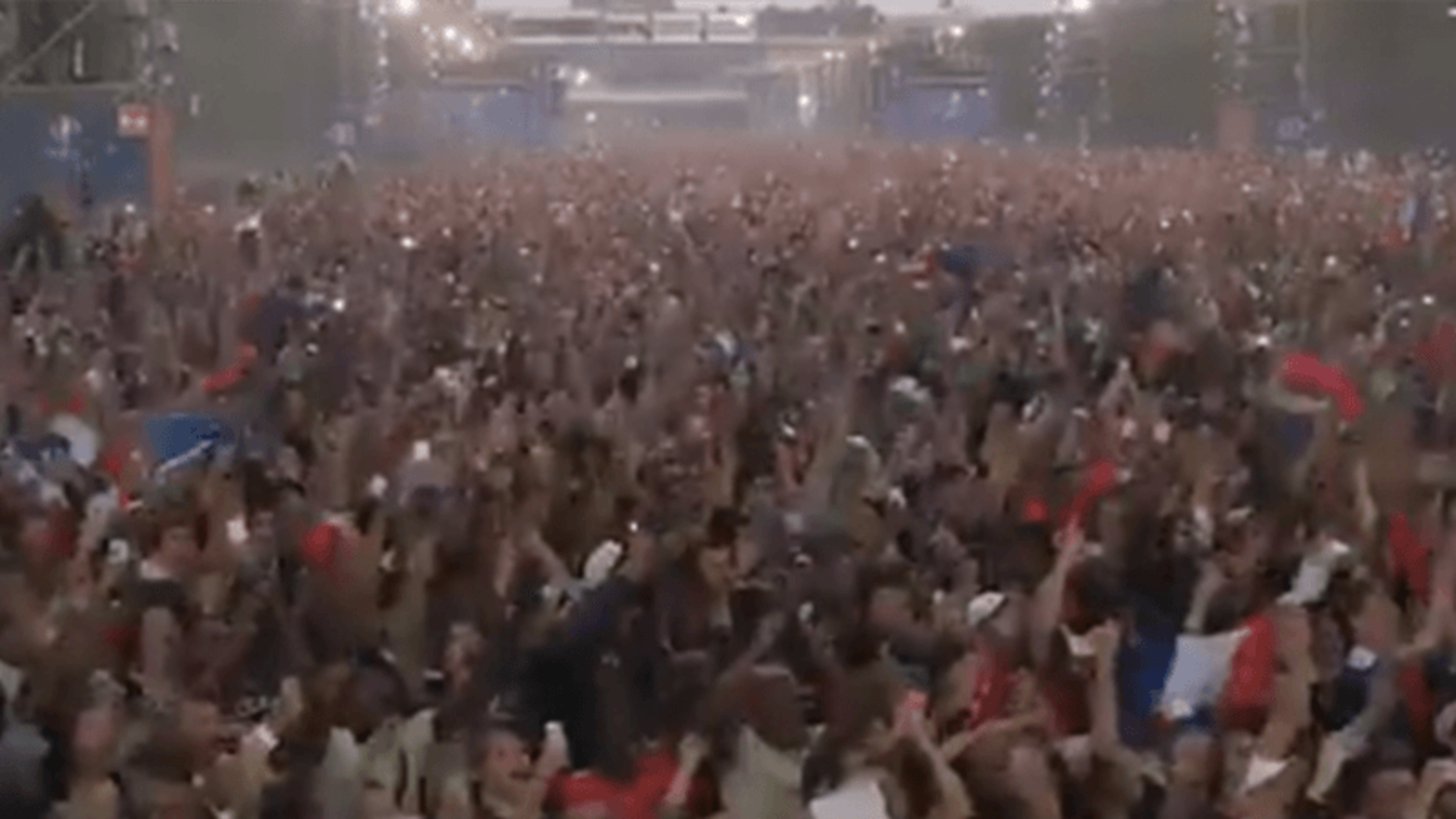Crazy scenes captured as Griezmann scored penalty against Germany