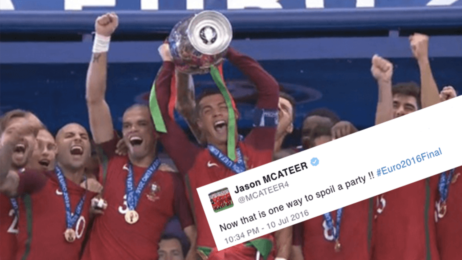 How the internet reacted to Portugal winning Euro 2016