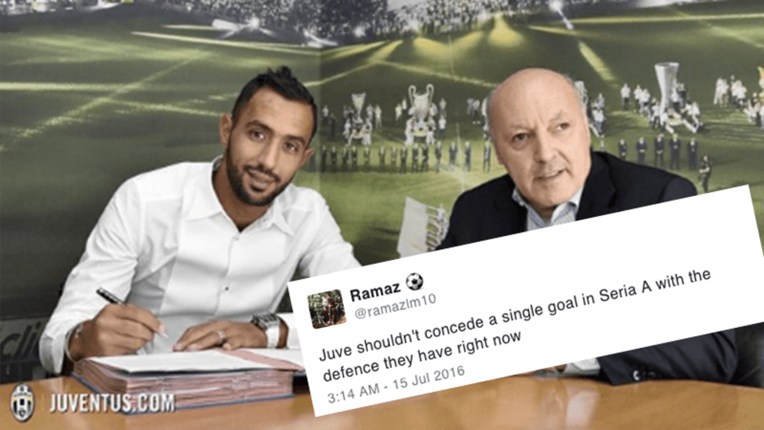 Best Reactions to Benatia joining Juventus' incredible defence for the new season