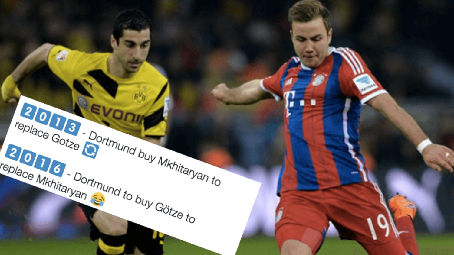 How the internet reacted to Gotze's imminent Dortmund return