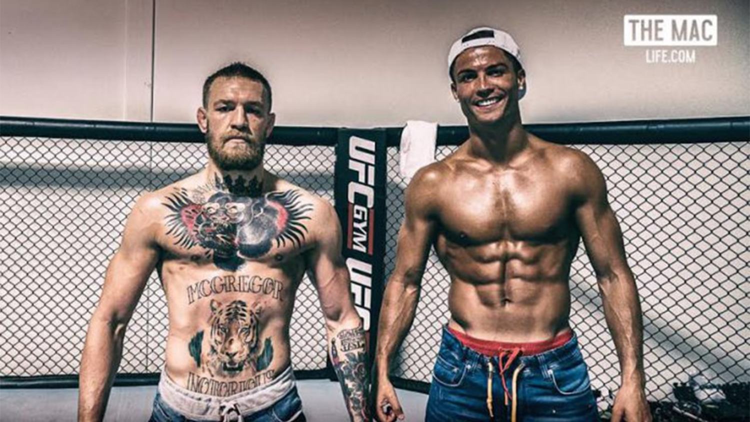 Cristiano Ronaldo Visits UFC Star Conor McGregor
