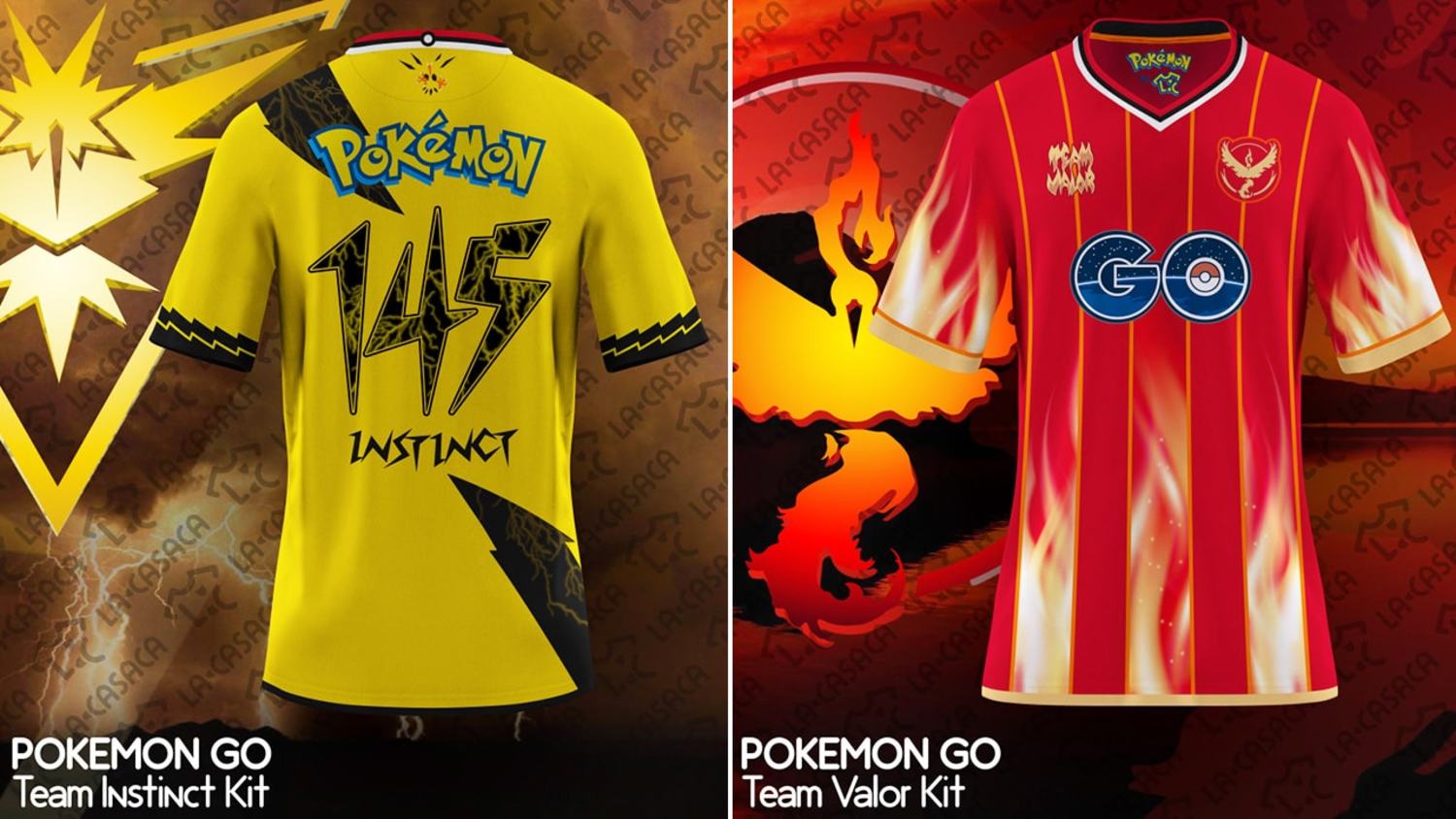 Brilliant Pokemon Go Football Kit Designs
