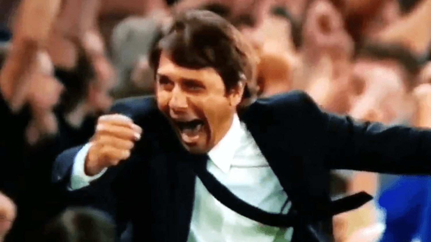 Antonio Conte goes crazy as Diego Costa scores Chelsea winner