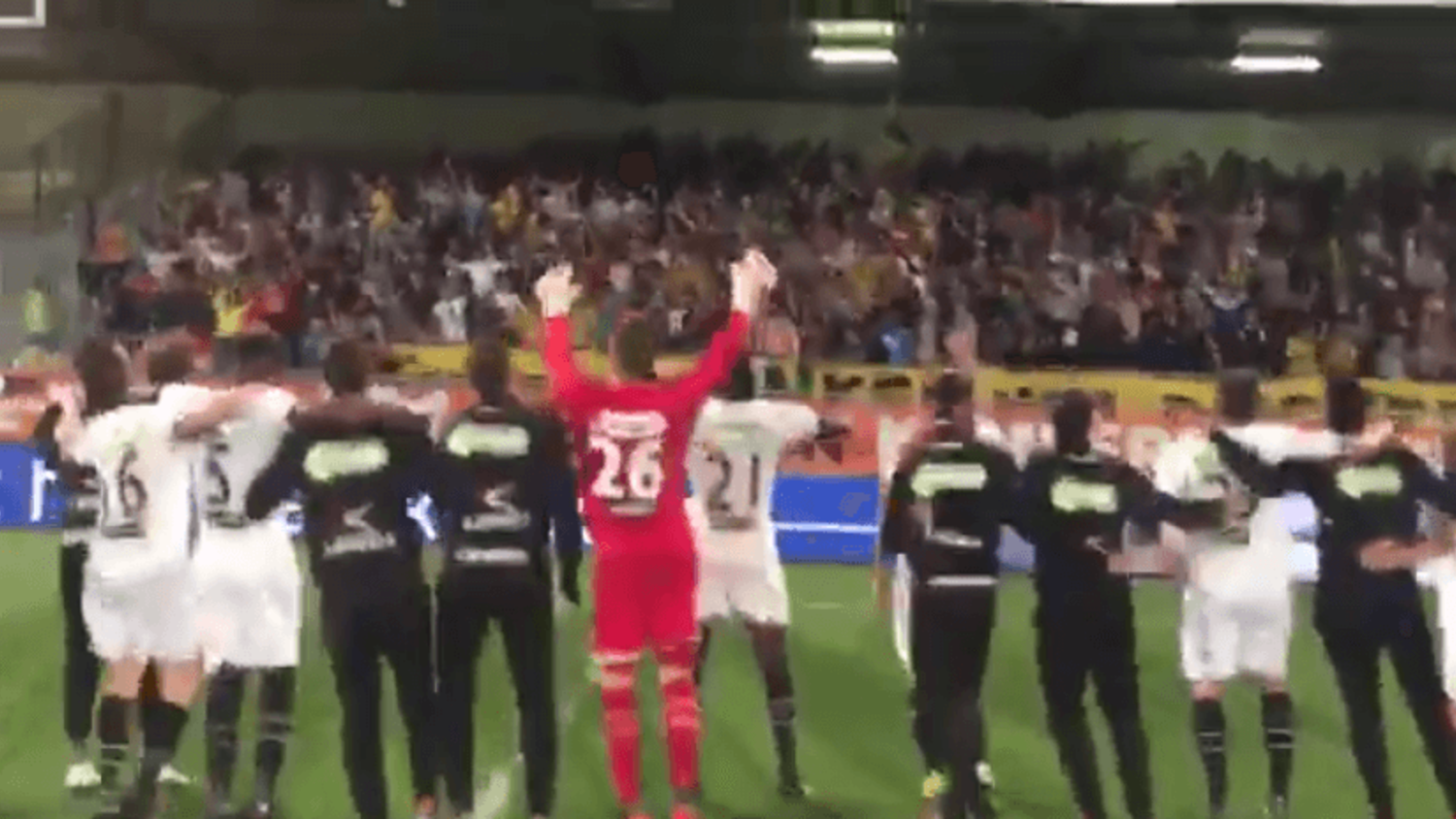 How NAC Breda Players & Fans Celebrated Their 4-2 Victory over RKC