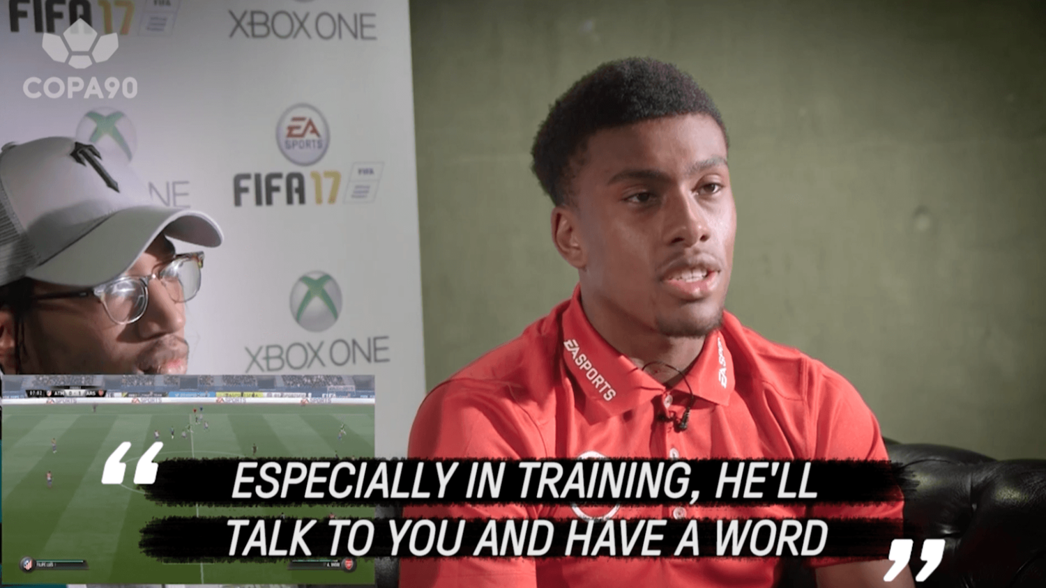 Alex Iwobi Reveals Thoughts on 'Father Wenger'