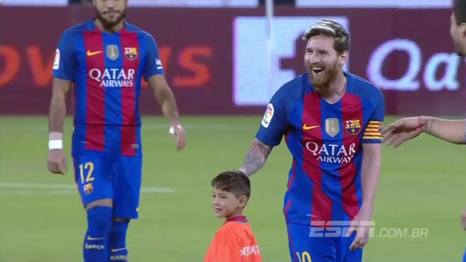 Boy With Famous Messi 'Plastic Bag' Shirt Finally Meets His Hero