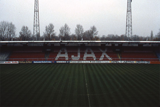 The old Amsterdam stadium that lives on as an organ donor for houses, sporting accommodation and a restaurant