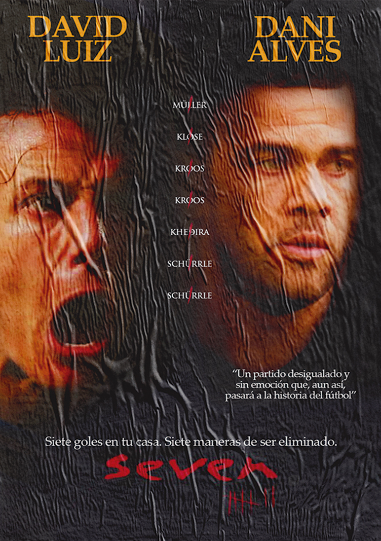 'Seven'. Starring the Brazilian and German national teams in the 2014 World Cup.